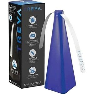 Quantity 3)  Treva Bug Fan Blue FREE Shipping New in Boxes